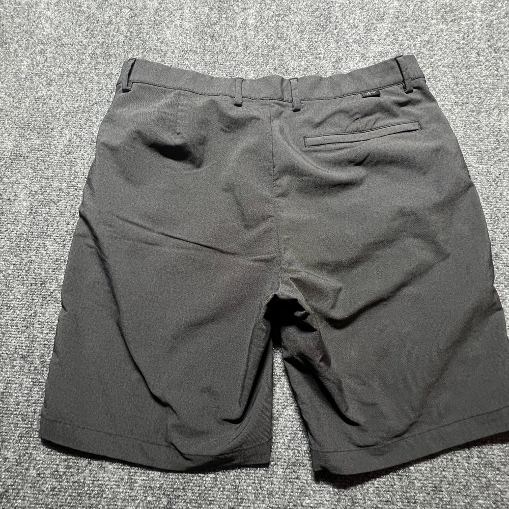 Greg Norman Mens Gray Performance Golf Shorts Size 34 Stretch Side Zip Pocket - Picture 9 of 11